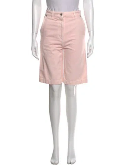 Pre-owned Burberry Knee-length Shorts W/ Tags In Pink