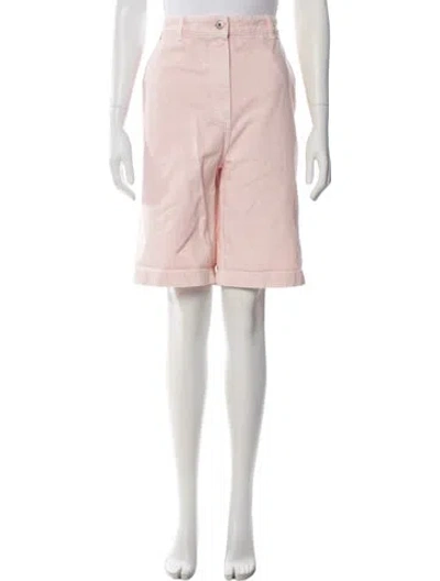 Pre-owned Burberry Knee-length Shorts W/ Tags In Pink