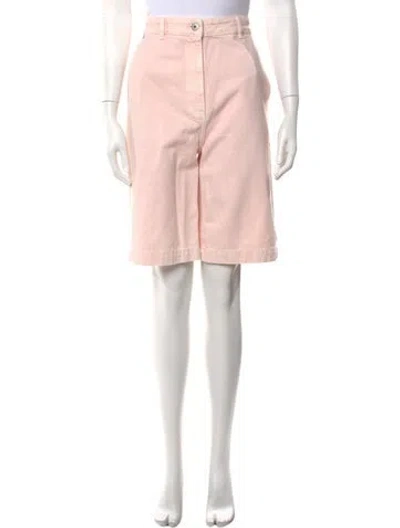 Pre-owned Burberry Knee-length Shorts W/ Tags In Pink