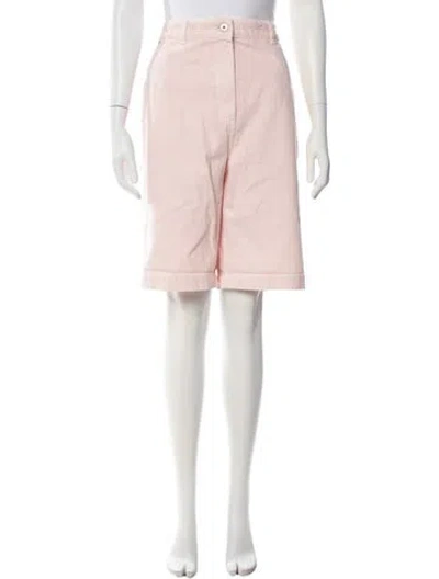Pre-owned Burberry Knee-length Shorts W/ Tags In Pink