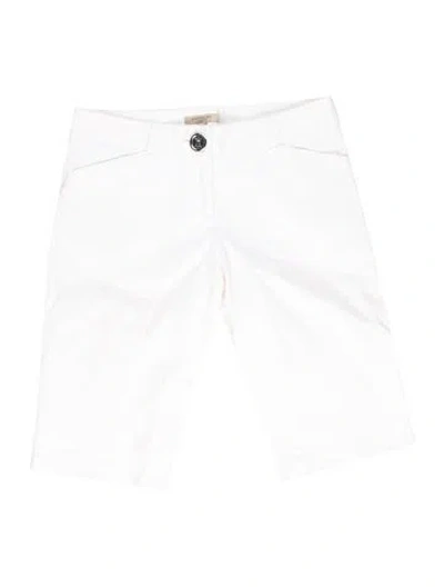 Pre-owned Burberry Knee-length Shorts In White
