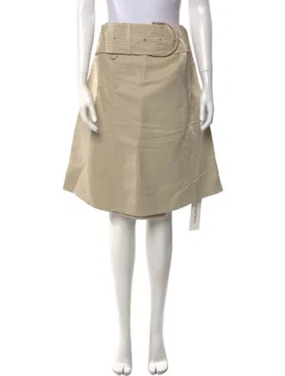 Pre-owned Burberry Knee-length Skirt In Neutral