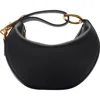 Burberry Mini Knight Arc Shoulder Handbag In Black