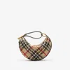 Burberry Knight Arc Tote Bag In Brown