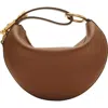 Burberry Womens Hazel Knight Arc Top-handle Leather Bag In Hazel