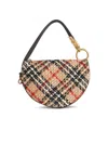 Burberry Half-moon Shoulder Bag Gold-tone Hardware In Multi