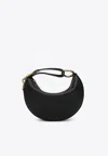 Burberry Small Curved Shoulder Bag With Adjustable Strap