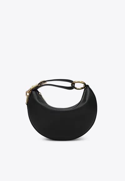 Burberry Knight Arc Calf Leather Hobo Bag