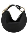 Burberry Knight Arc Mini Leather Shoulder Bag In Black