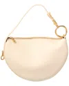 Burberry Ivory Leather Knight Arc Handbag