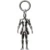 Burberry Equestrian-knight Keyring In Metallic