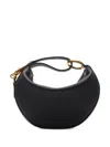 Burberry Knight Arc Mini Leather Shoulder Bag In Black