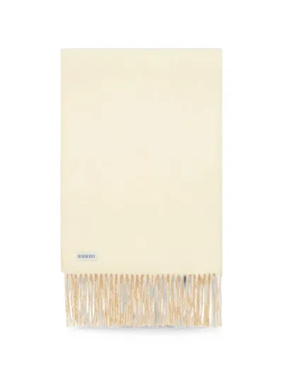 Burberry Knight Cashmere Scarf In Neutral