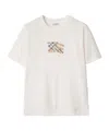 Burberry Graphic Print Short Sleeve Crew Neck T-shirt In White