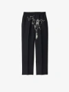 BURBERRY Knight Hardware Canvas Trousers