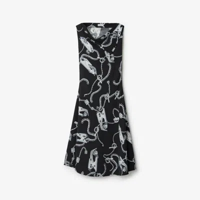 BURBERRY BURBERRY KNIGHT HARDWARE DRESS