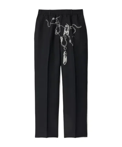 BURBERRY BURBERRY GRAPHIC DETAIL PANTS