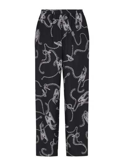 Burberry Knight Hardware Trousers In Multi