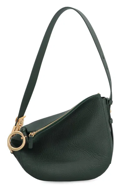 Burberry Knight Leather Crossbody Bag In Green