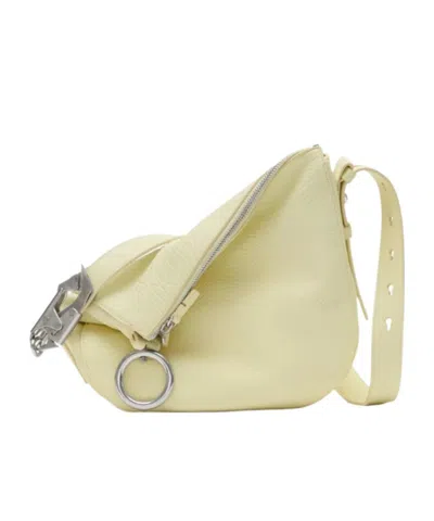 BURBERRY KNIGHT LEATHER CROSSBODY BAG