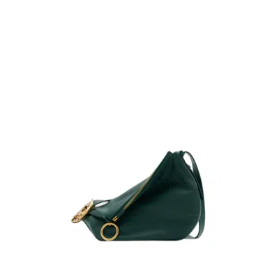 Burberry Knight Leather Tote Bag In Green