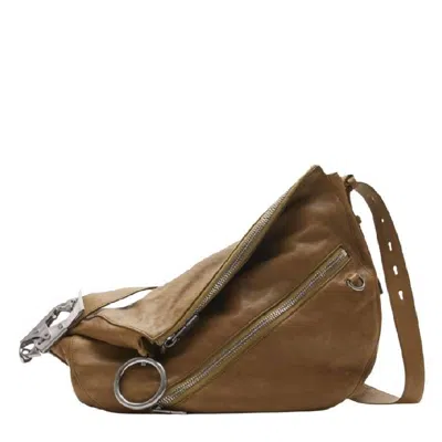 Burberry Knight Medium Lambskin Shoulder Bag In Brown