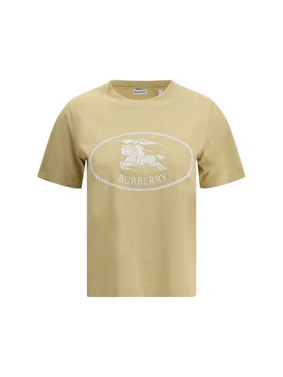 Burberry Knight Print T-shirt In Neutral