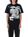 Burberry Short Sleeve T-shirt In Black