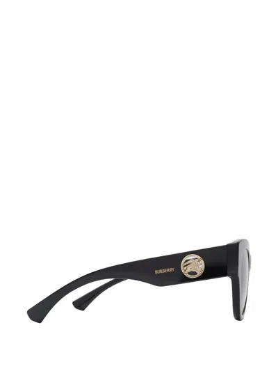 Burberry Knight Round Sunglasses In Black