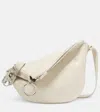 Burberry Knight Small Leather Shoulder Bag In White