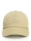 Burberry Knight Stamp Baseball Cap Hats Beige