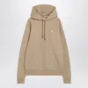 Burberry Knight Stamp Beige Hoodie Men In Neutral