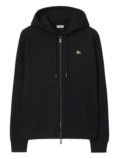 BURBERRY KNIGHT-STAMP COTTON HOODIE