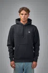 Burberry Black Sweatshirt With Ekd Embroidery On The Front And Logo Print On The Rear In Cotton Man