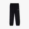 Burberry Knight Stamp Cotton Jogging Pants In Black
