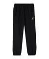 Burberry Knight Stamp Cotton Jogging Pants In Black