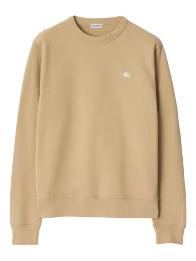 BURBERRY KNIGHT-STAMP COTTON SWEATSHIRT