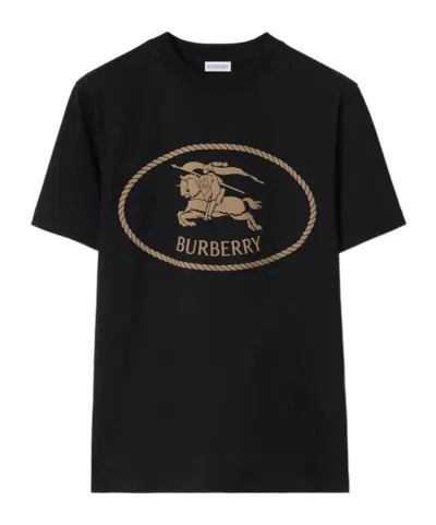 BURBERRY BURBERRY LOGO PRINTED CREWNECK T-SHIRT