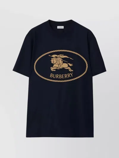 BURBERRY KNIGHT STAMP COTTON T-SHIRT