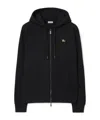 Burberry Black Sweatshirt With Ekd Embroidery On The Front And Logo Print On The Rear In Cotton Man In Black