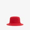 Burberry Knight Stamp Gabardine Bucket Hat