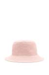 Burberry Knight Stamp Gabardine Bucket Hat In Flora