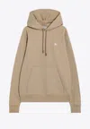 Burberry Knight Stamp Beige Hoodie Men In Blue