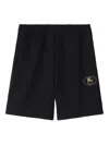 Burberry Cotton Bermuda Shorts With Back Pocket And Elastic Waistband