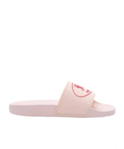 Burberry Knight Stamp Slides In Pink