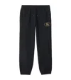 Burberry Knight Stamp Sweatpants In Black