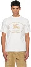 Burberry Men Seth Biologic Cotton Blend T-shirt In White