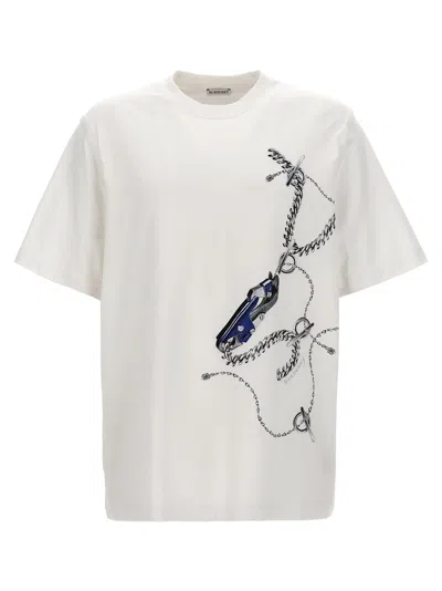 Burberry Knight T-shirt In White