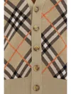 Burberry Embroidered Stretch Wool Blend Cardigan