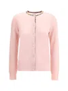 Burberry Women Knit Cardigan In Pink